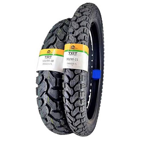 120/90-18 Arka 90/90-21 �n Dubleks Yar� Yol Yar� Arazi Enduro Lastik Seti