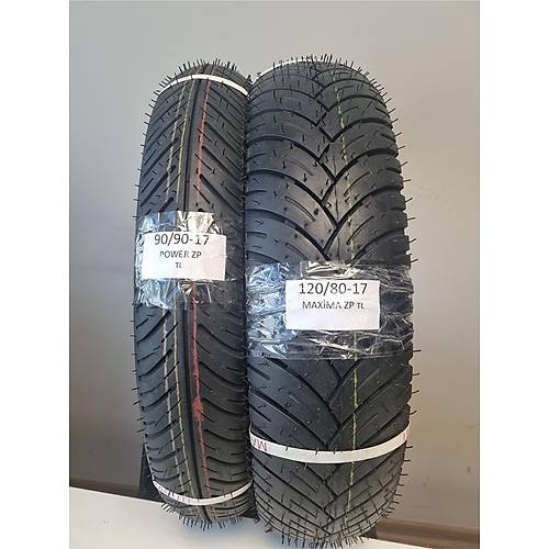 Bajaj Pulsar Ns 125  90/90-17 Tl Ve 120/80-17 Tl Dubleks Lastik Set