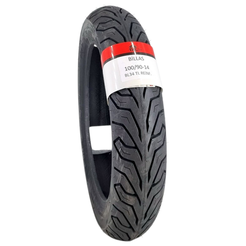 100/90-14TL (TUBELESS - DUBLEKS) BL034 MOTOSKLET LAST