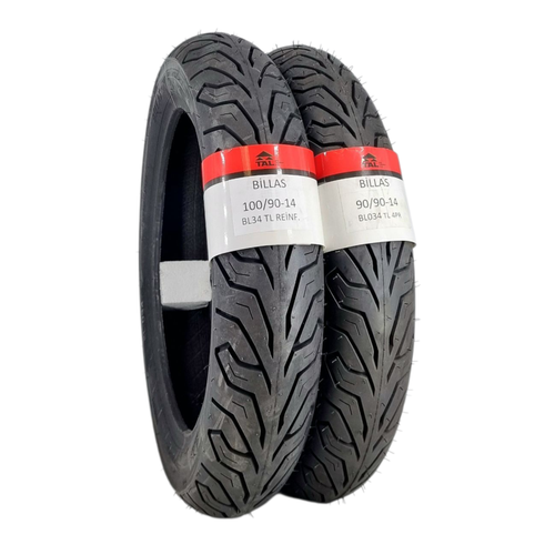 100/90-14 VE 90/90-14TL (TUBELESS - DUBLEKS) BL034 MOTOSKLET LAST TAKIMI