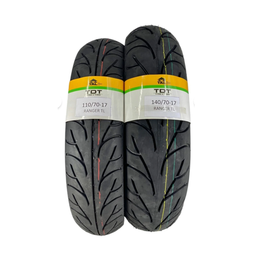 TDT TYRES HONDA CBR 250 LASTK TAKIM 140/70-17 VE 110/70-17 TL (TUBELESS - DUBLEKS)