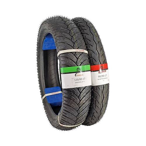 Motor Lastik 120/80-17 Ve 90/90-17 Tl Tubeless - Dubleks Takm
