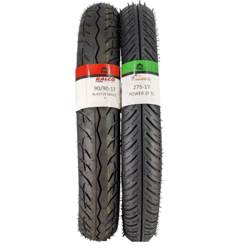 RALCO  TYRES MOTOR LASTK 90/90-17 VE 275-17 TL (TUBELESS - DUBLEKS)