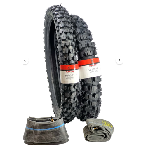 Honda CRF, RALLY, Hero X-Pulse 120/80-18 VE 90/90-21 TT Tubetype Motosiklet Lastik Seti +  Lastik