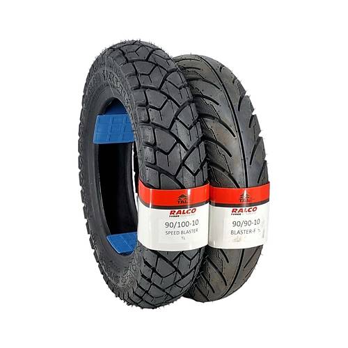 90/100-10 Ve 90/90-10 Tubeless - Dubleks Motosiklet Lastik Takm