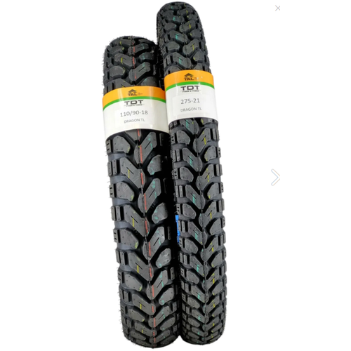 TDT TYRES 110/90-18 VE 275-21 TL (TUBELESS - DUBLEKS) LASTK TAKIMI