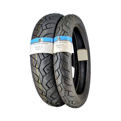 Mondal Drift  Tvs Apache  Arora  Rks  130/70-17 Tl Ve 90/90-17 Tl Dubleks Lastik Set
