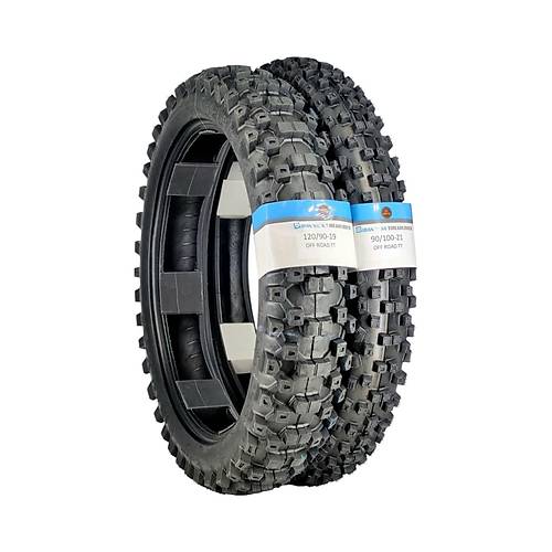 Rks Xvr 250  Cross  120/90-19 Tt Ve 90/100-21 Tt Tubetype Enduro Lastik Seti