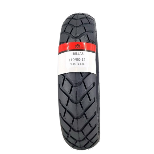 110/90-12 TL (TUBELESS - DUBLEKS) BL045 MOTOS�KLET LAST���