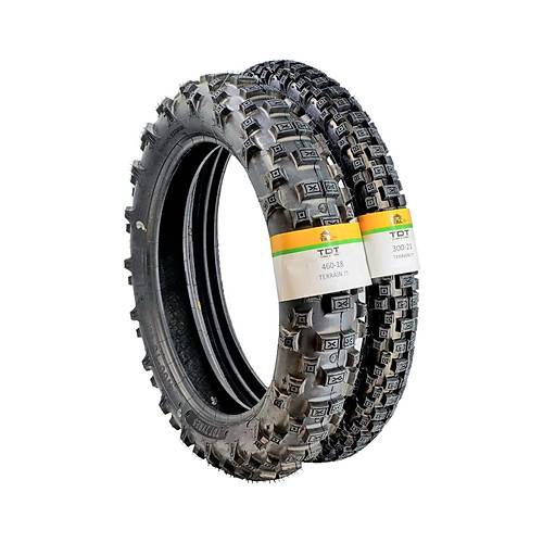 Kawasaki Klx 250  460-18 Tt Ve 300-21 Tt Tubetype Lastik + I Lastik Set