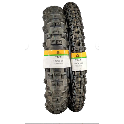 TDT TYRES HERO X-PULSE LASTK 120/80-18 VE 90/90-21 TT ( LASTKL TP- TUBETYPE) TERRAN+ LASTKLER