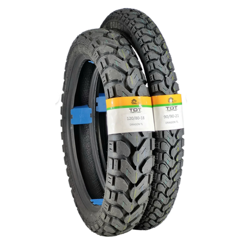TDT TYRES KLX250 LASTK TAKIMI 120/80-18 VE 90/90-21 TL (TUBELESS - DUBLEKS) LASTK TAKIMI