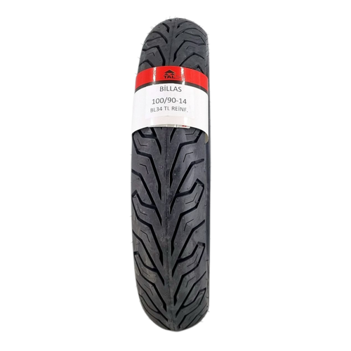 100/90-14TL (TUBELESS - DUBLEKS) BL034 MOTOSKLET LAST