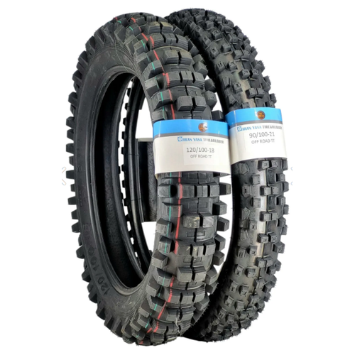 IRAN YASA TIRE&RUBBER 120/100-18 Ve 90/100-21 Enduro Lastik Takm