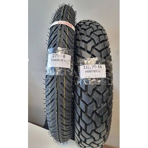 Mondial MR, Kanuni GV170, Seyhan275-18 TL Ve 110/90-16 TL Dubleks Lastik Set