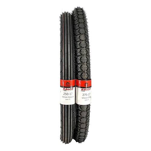 Cup  Mondial  Kuba  Arora  275-17 Tt Ve 250-17 Tt Tubetype Lastik Set
