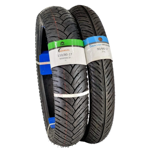 IRAN YASA TIRE&RUBBER IRAN YASA, MARUTI 110/80-17 MAX VE 90/90-17 MONDAL Z-ONE TAKIM TL DUBLEKS MOTOSKLET