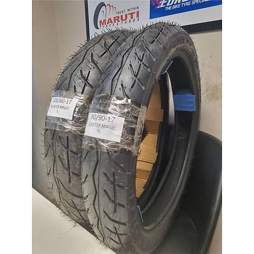 Mondial Z-One 180/150  Bajaj   90/90-17 Ve 100/80-17 Tl Dubleks Lastik Set