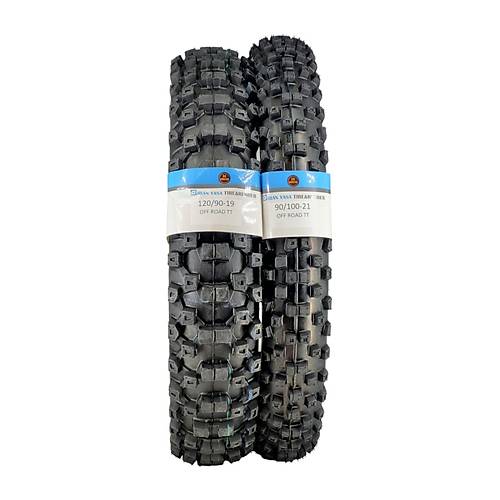 Rks Xvr 250  Cross  120/90-19 Tt Ve 90/100-21 Tt Tubetype Enduro Lastik Seti