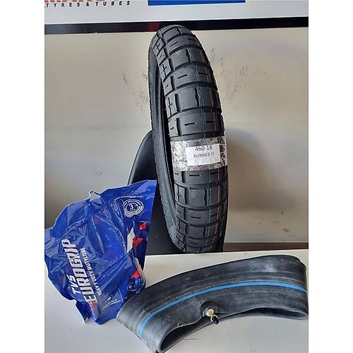 460-18 Tt Tubetype Ve 460-18 Eurogrip I Lastik Set