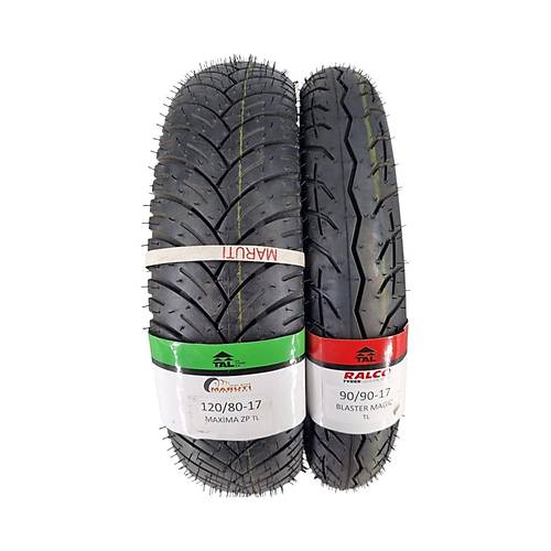 Motor Lastik 120/80-17 Ve 90/90-17 Tl Tubeless - Dubleks Takm