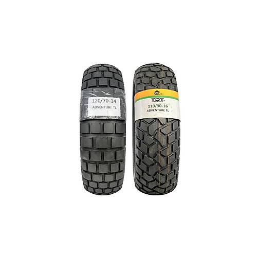 Mondial Prostreet 125 Motosiklet Lastik Seti 120/70-14 ve 110/90-16 TL Dubleks