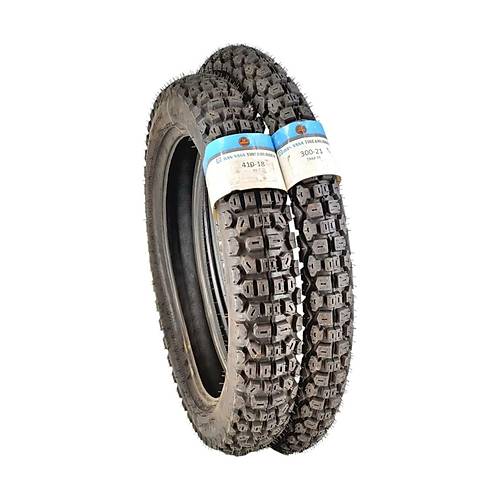 Kawasaki  Honda Xl  410-18 Tt Ve 300-21 Tt Tubetype Cross Lastik Set