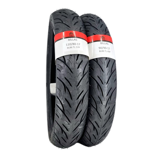 110/80-17 VE 90/90-17 TL (TUBELESS - DUBLEKS) BL086 MOTOSKLET TAKIMI