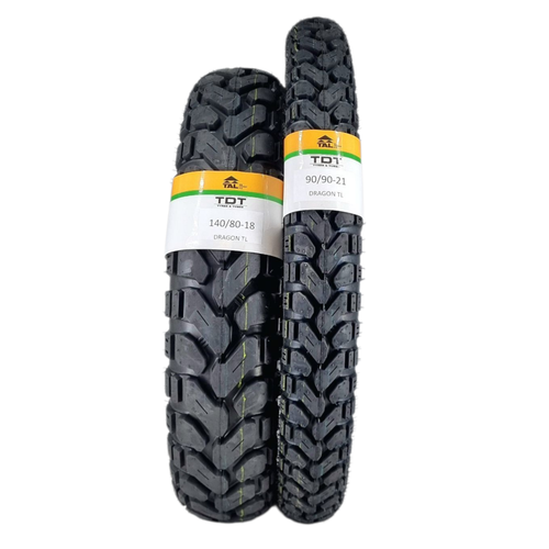 140/80-18 VE 90/90-21 TL (TUBELESS - DUBLEKS) DRAGON LAST�K TAKIMI