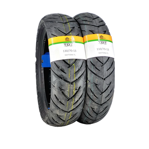 TDT TYRES KRV 200 LASTK TAKIMI 130/70-13 VE 110/70-13 TL (TUBELESS - DUBLEKS)