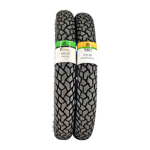 Honda Cg  Arora Ar  300-18 Tl Ve 275-18 Tl Dubleks Lastik Set