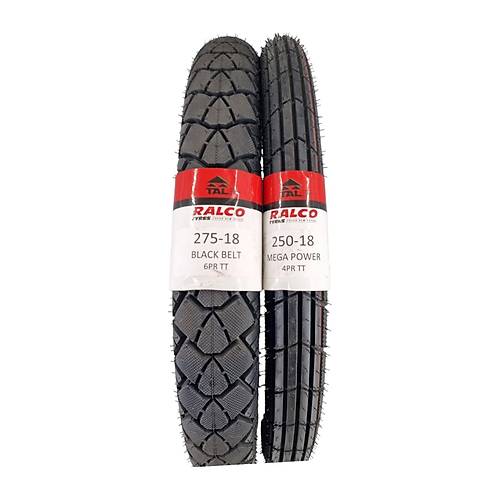 Kuba Cg  Falcon  Masti  Mondial  275-18 Tt Ve 250-18 Tt Tubetype Lastik Set
