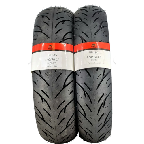 Billas 130/70-17 Ve 120/70-15 Tl Dubleks Lastik Set