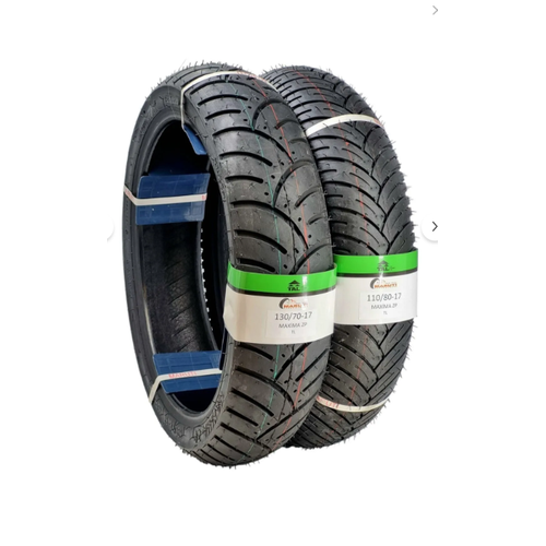 Bajaj Pulsar  Honda Cbr  Aprilia Rs4  110/80-17 Tl Ve 130/70-17 Tl Dubleks Lastik Set