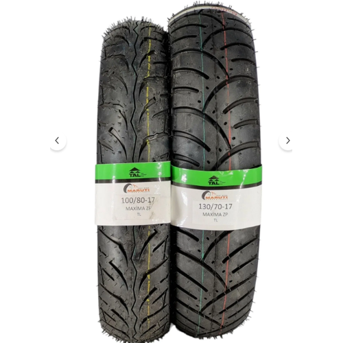 Bajaj Pulsar, Dominar, Honda CBF, CBR, Yamaha MT-125, Mondial RX1i, RKS SRK, Titanium, Falcon Sharp, Aprilia 100/80-17 TL VE 130/70-17 TL Dubleks Lastik Set
