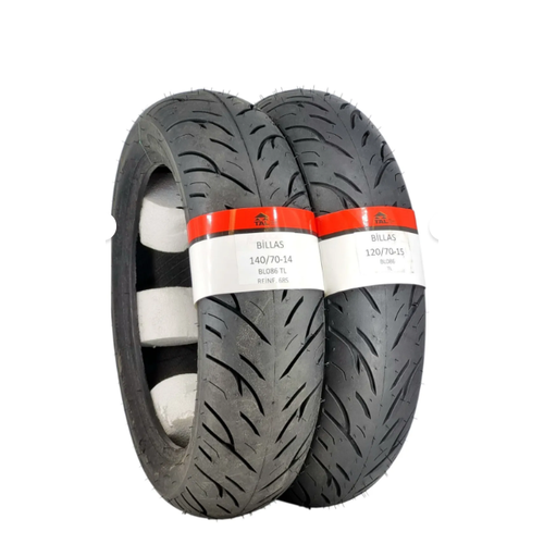 Billas 130/70-17 Ve 120/70-15 Tl Dubleks Lastik Set