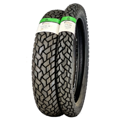Mondial Mr  Kanuni Seyhan  275-18 Tt Tubetype Ve 110/90-16 Tl Dubleks Lastik Set
