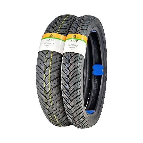 110/80-17 Ve 90/90-17 Lastik Takm Tl Tubeless - Dubleks