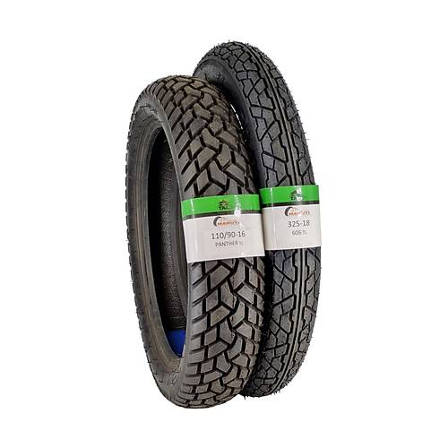 Seyhan Motosiklet Lastik Takm 110/90-16 Ve 325-18 Tl Tubeless - Dubleks