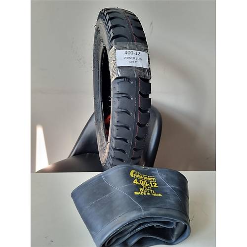 Set 400-12 Tubetype Motorsiklet/sepet Lastii Ve  Lastik Power Lugset