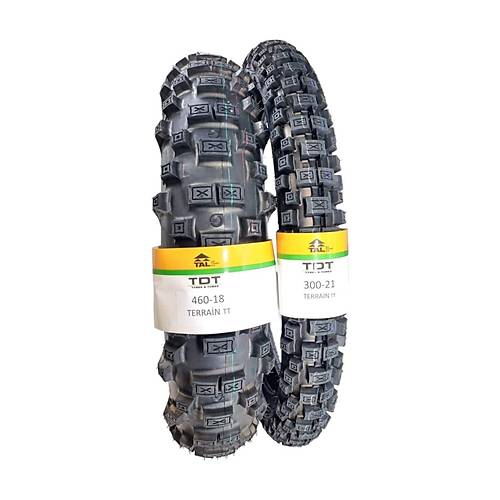 Honda Crf Lastik Takm 460-18 Ve 300-21 Tt  Lastikli Tip