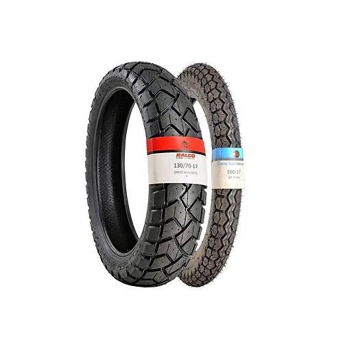 Mondial Drift L Motosiklet Lastik Seti 130/70-17 TL ve 300-17 TT