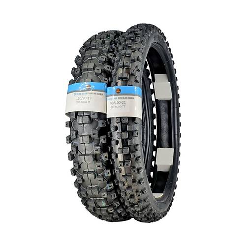 Rks Xvr 250  Cross  120/90-19 Tt Ve 90/100-21 Tt Tubetype Enduro Lastik Seti