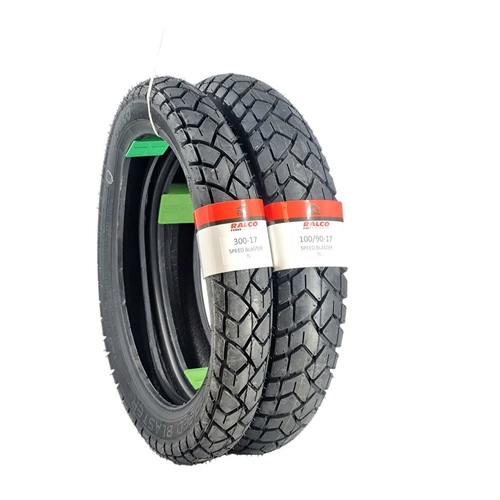 Tvs Raider, 100/90-17 Tl Ve 300-17 Tl Dubleks Lastik Set