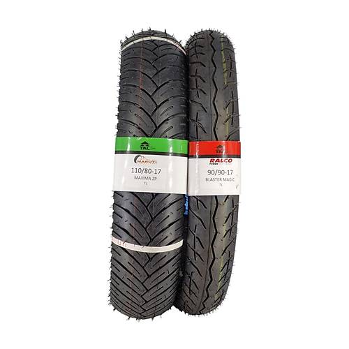 Motor Lastik 110/80-17 Ve 90/90-17 Tl Tubeless - Dubleks Takm