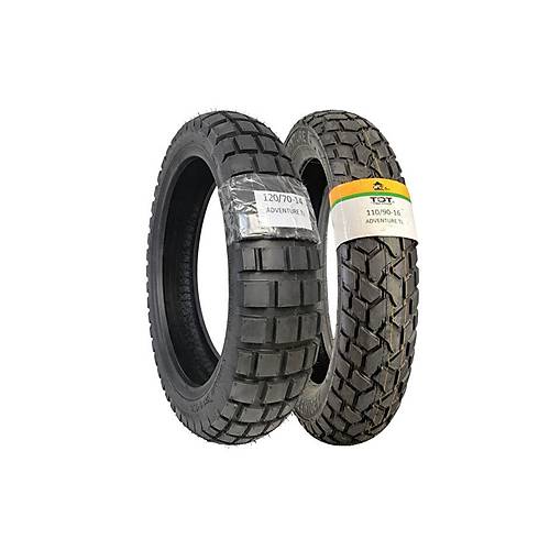 Mondial Prostreet 125 Motosiklet Lastik Seti 120/70-14 ve 110/90-16 TL Dubleks