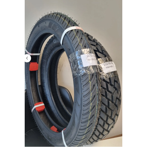 Kanuni Seyhan, GV, Vulture,MondialMR 2.75-18 Ve 110/90-16 Tl Tubeless - Dubleks Lastik Seti
