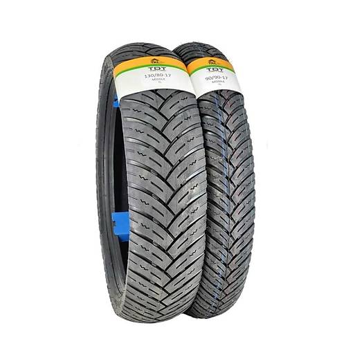 130/70-17 Ve 90/90-17 Lastik Takm Tl Tubeless - Dubleks