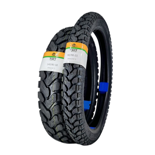 140/80-18 VE 90/90-21 TL (TUBELESS - DUBLEKS) DRAGON LAST�K TAKIMI