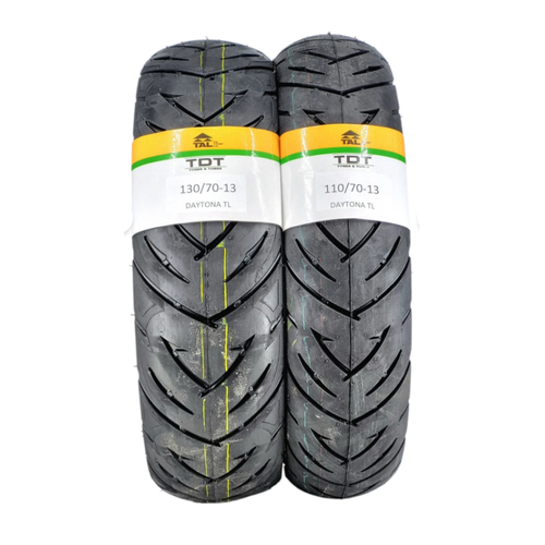 TDT TYRES KRV 200 LASTK TAKIMI 130/70-13 VE 110/70-13 TL (TUBELESS - DUBLEKS)